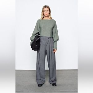 NWOT Zara wide sleeve knit sweater